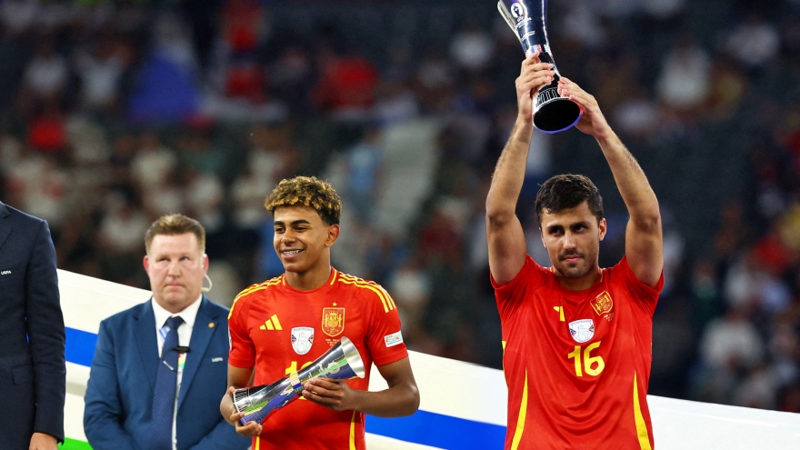 Tây Ban Nha “thống trị” danh hiệu cá nhân sau chức vô địch EURO 2024